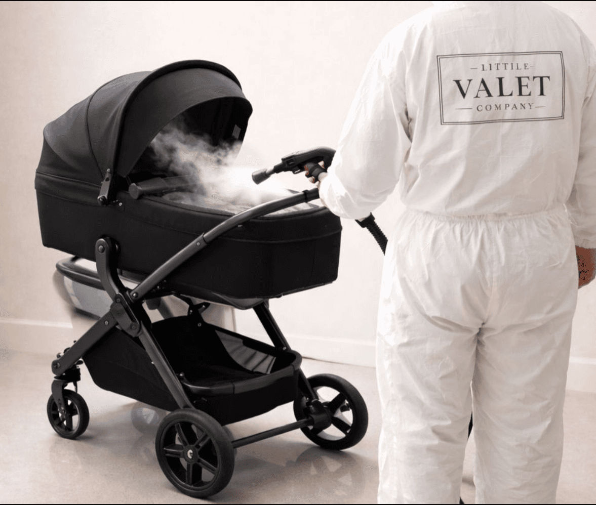 Freshly cleaned pram